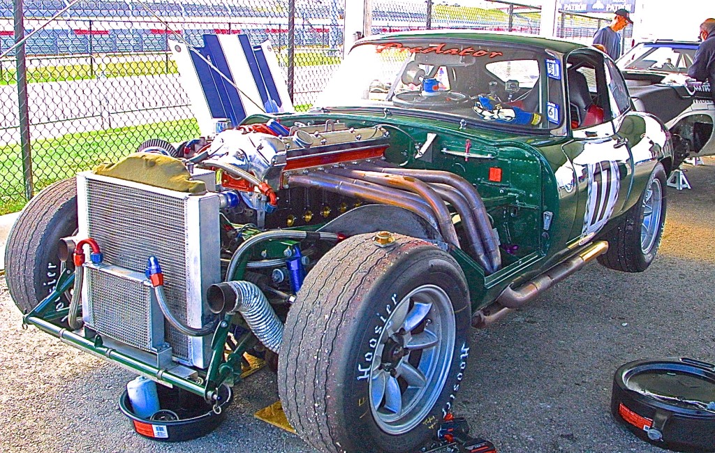 Jaguar XKE race car Circuit of Americas Austin TX