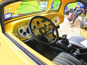 1933 Ford Hot Rod Supercharged 4v 4.6 Bastrop TX car show interior