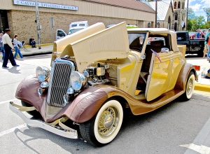 1934 Ford Custom, Bastrop TX Car Show