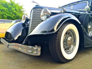 1934 Lincoln K Custom in Austin TX. front detailJPG