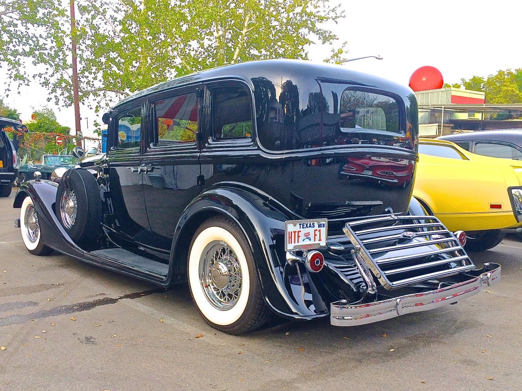 1934 Lincoln K Custom in Austin TX. rear view