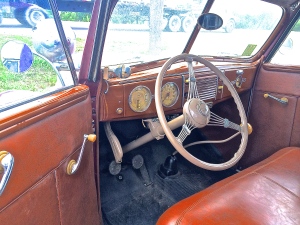 1939 Ford Four Door Convertible Austin TX interior
