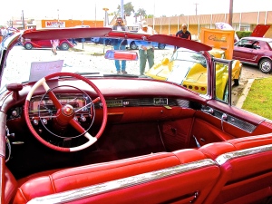 1955 Cadillac Convertible in Batrop TX interior