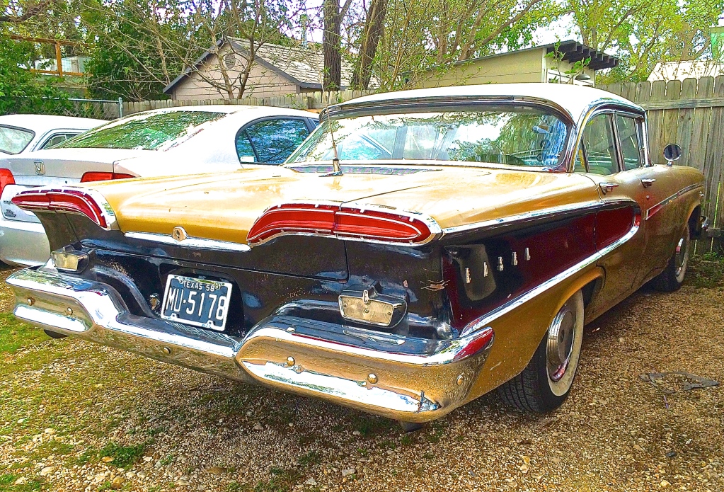 1958 Edsel at Dave's Perfection rear