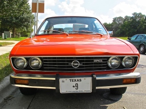 Opel Manta in Austin TX front view