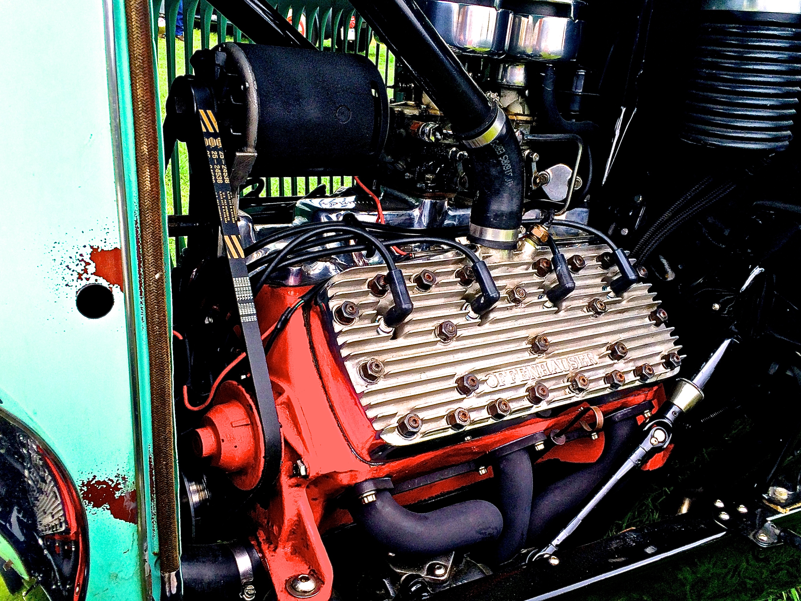 Vintage Hot Rod at Camp Mabry, Austin TX flathead V8