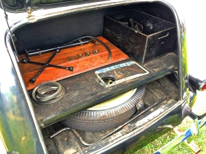 1936 Dodge in Austin TX trunk