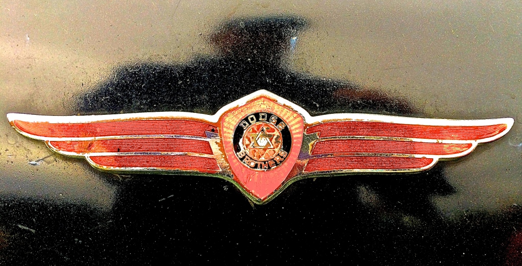 1936 Dodge in Austin Texas emblem