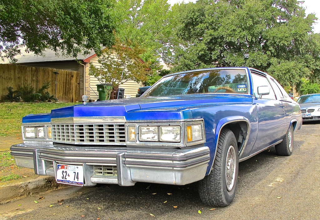 Late 1970s Cadillac Coupe in Austin TX front