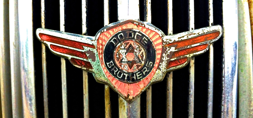 1936 Dodge in Austin TX emblem