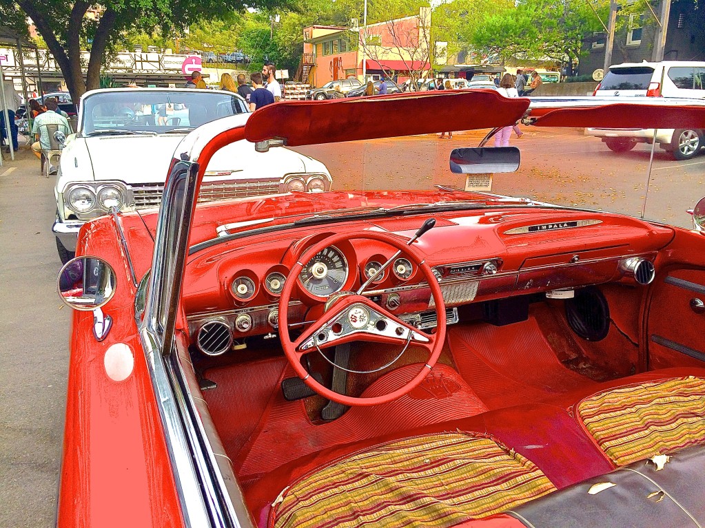 1959 Chevrolet Impala Convertible in Austin TX interior