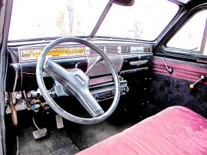 Custom 1940 Studebaker in Austin TX interior