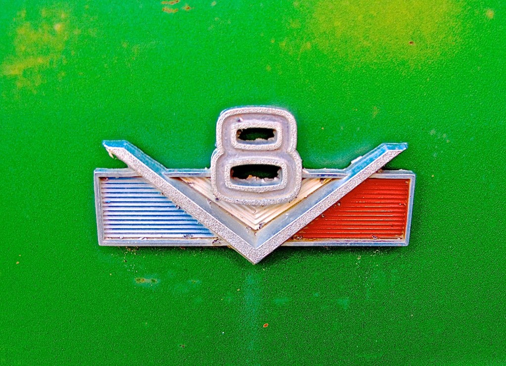 Jeep Commando in Austin TX, V8 emblem