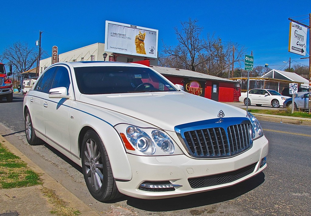 57S Maybach in Austin TX front