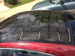 Fisker Karma in Round Rock TX solar roof