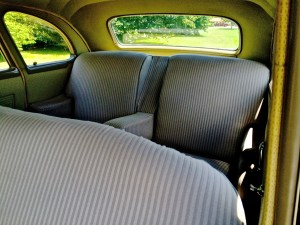 1939 LaSalle rear seat