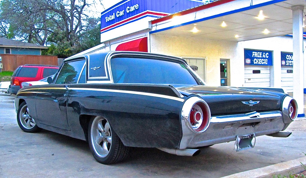 1961 Thunderbird Custom in Austin TX rear quarter