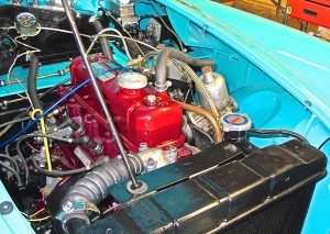 Blue MGA Austin TX Shimek engine