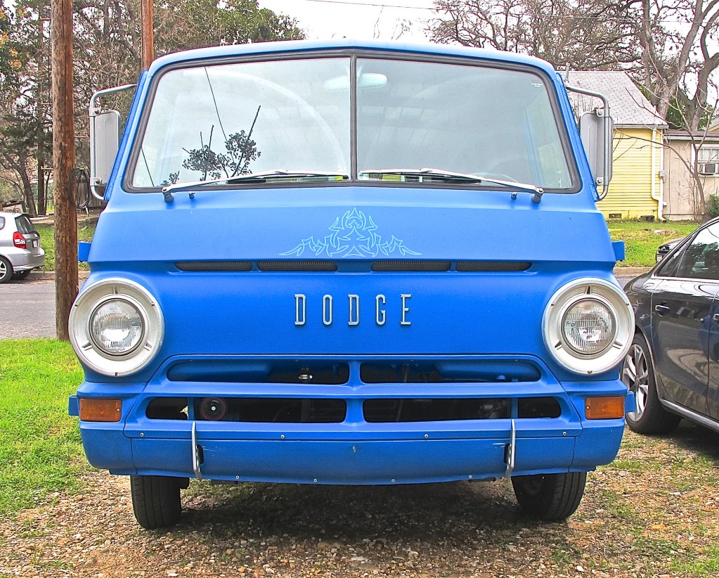 Dodge A100 Van front in austin TX