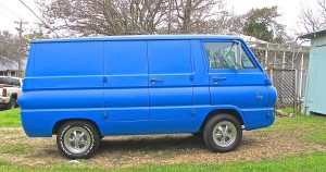 Dodge A100 Van in Austin TX side view