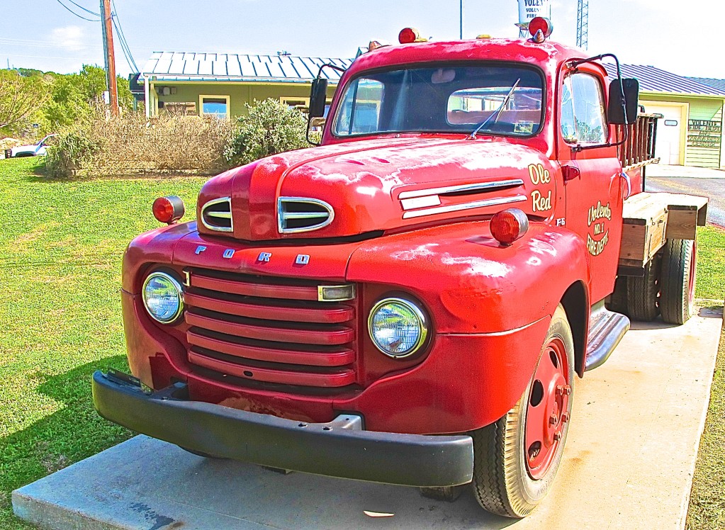 Ole Red Volente Ford F6 Fire Truck, Volente Texas