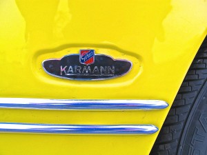Volkswagen Karmann Ghia in Austin TX emblem
