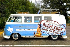 Volkswagen T2 Van in Austin TX Deep Eddy Vodka