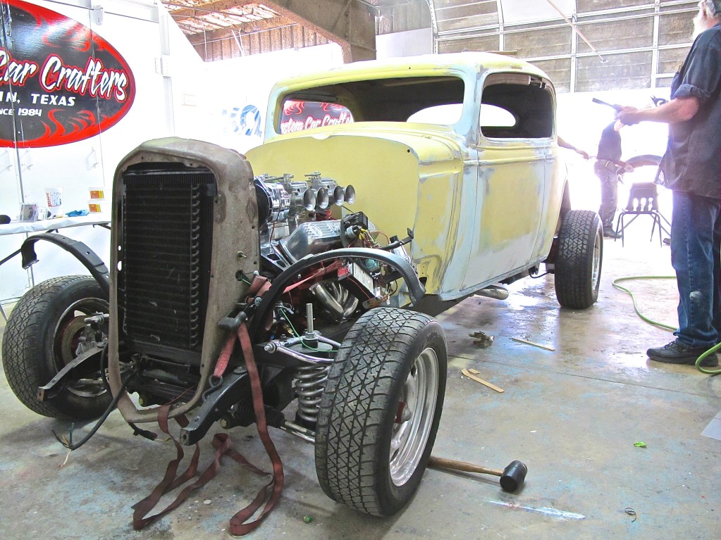 1933 Chevy 3 Door at Custom Car Crafters front