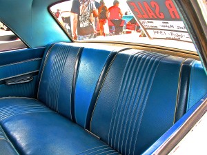 1963 Mercury Meteor Custom 2 door hardtop for sale, Austin TX interior back seat