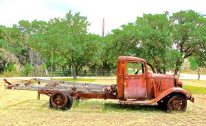 Early 1930s Chevrolet Truck in Austin TX side view