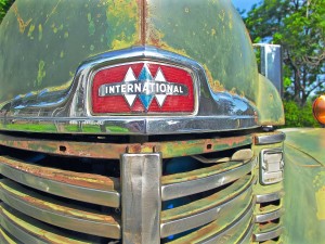 1948 International KB-5 Truck in Austin TX hood emblem