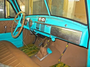 1951 Chevrolet custom Pickup in Austin TX interior