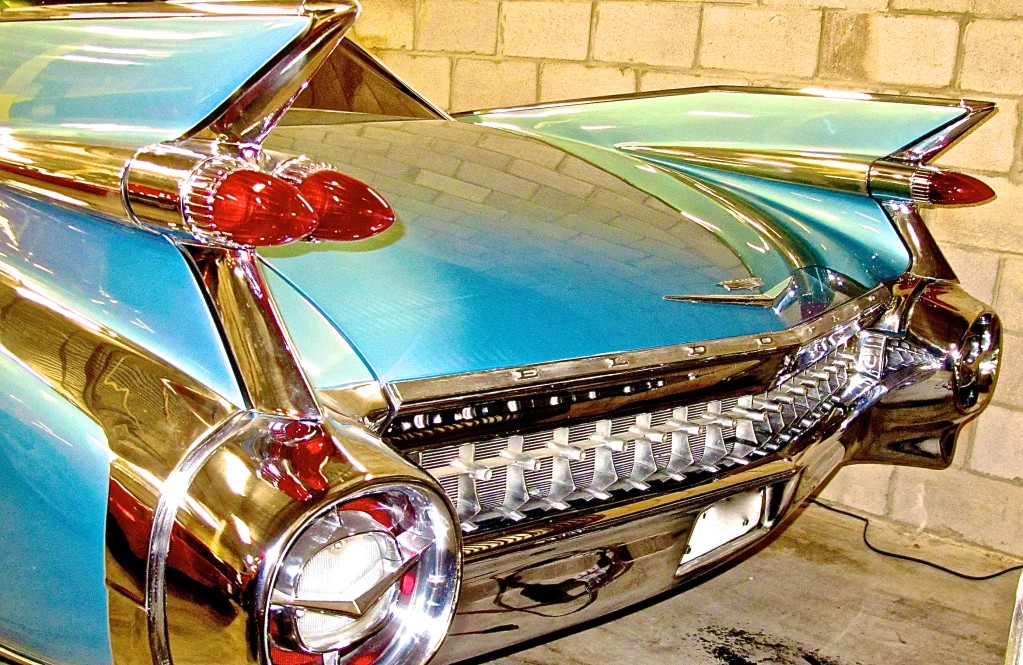 1959 Biarritz Cadillac Convertible, Austin TX rear