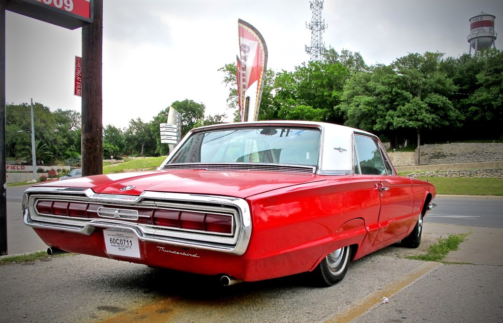 1966 Thunderbird in Austin TX rear quarter