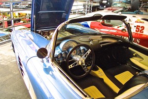 Early 60s Corvette RestoRod at Motoreum interior