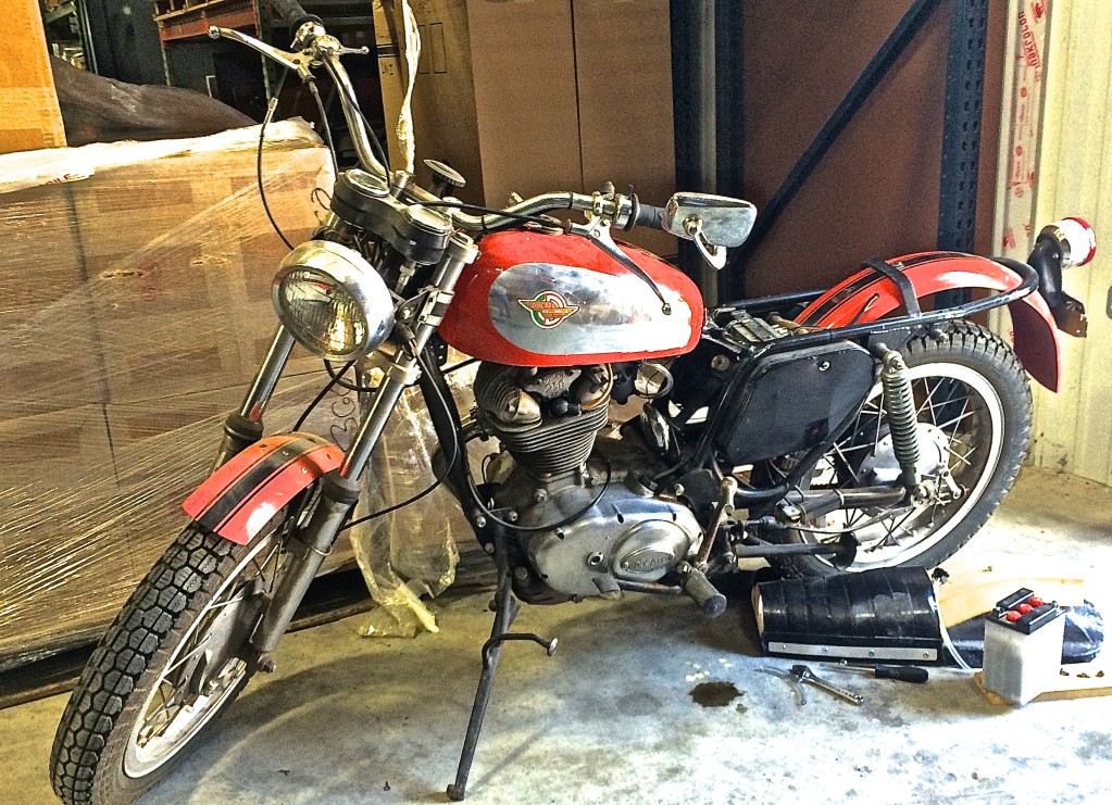 Vintage Ducati 250 in Austin Texas