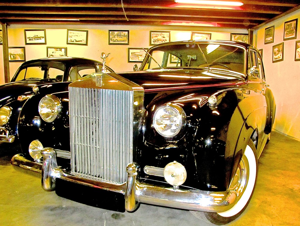 1950s Rolls Royce  at Motoreum Austin Texas front view