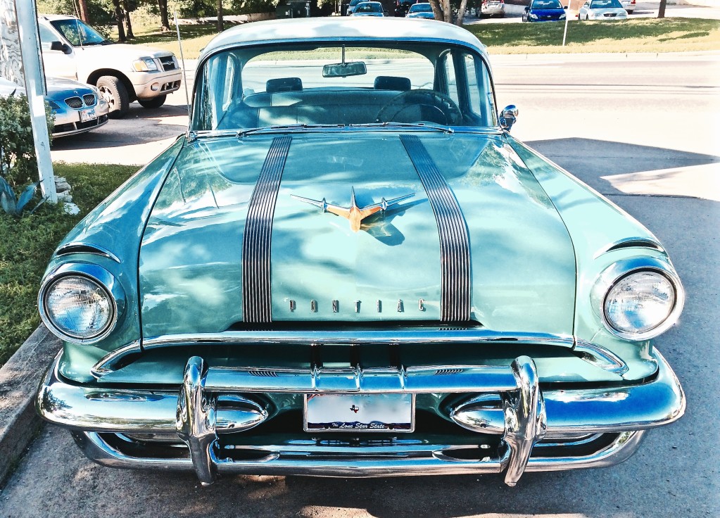 1955 Pontiac Sedan in Austin Texas front view