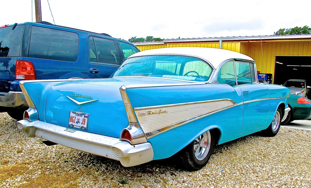 1957 Chevrolet Coupe in Austin TX rear