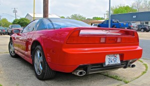 Acura NSX in N. Austin TX rear