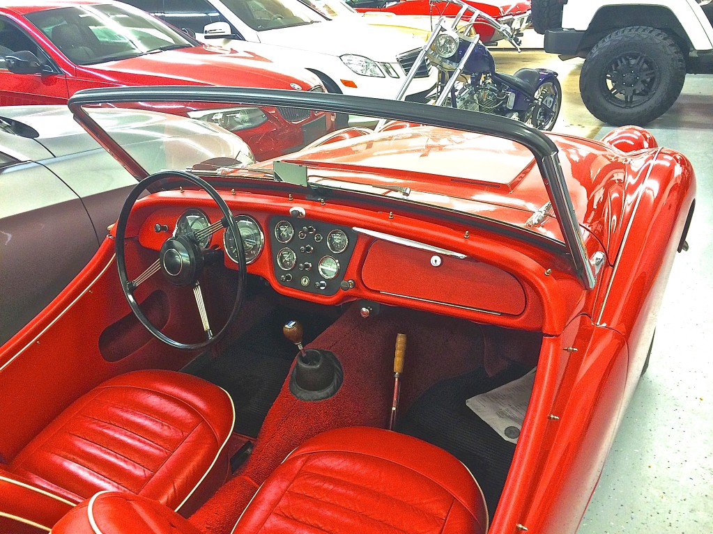 1961 Triumph TR3A interior