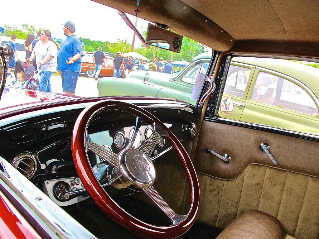 1932 Ford Coupe in Austin TX interior