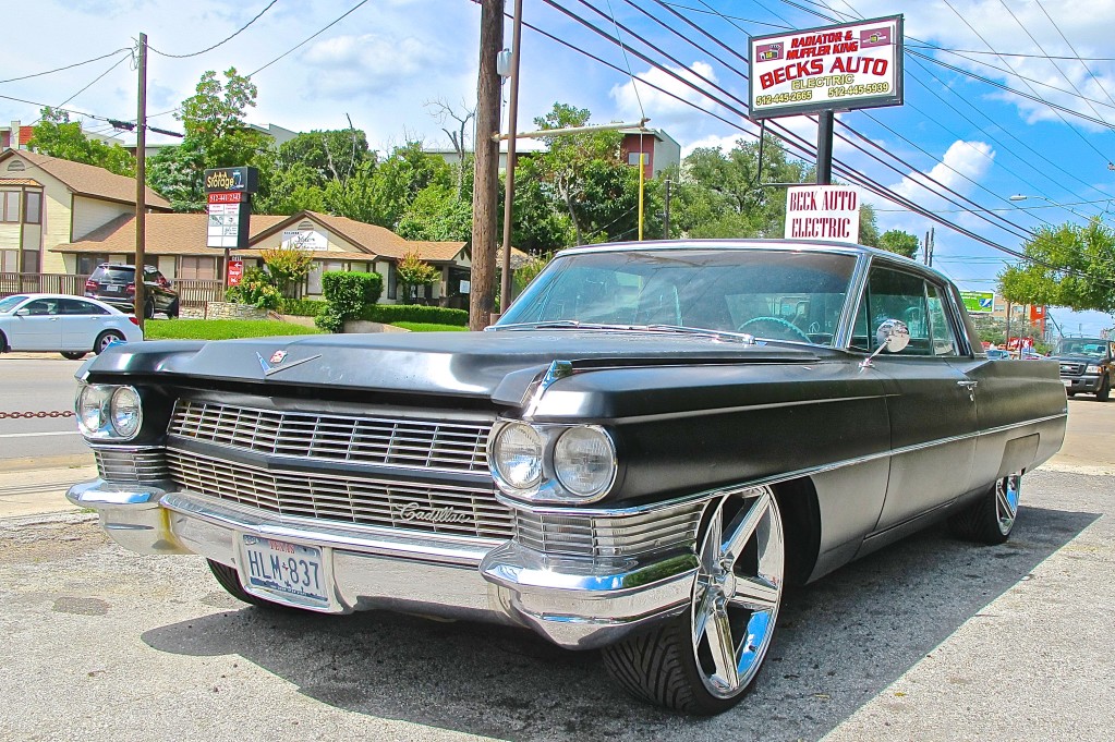 1964 Cadillac Coupe deVille on S. Lamar front
