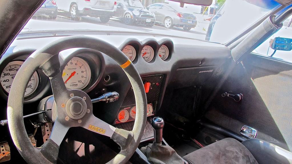 Datsun Z Racer on S. 1st St, Austin TX interior