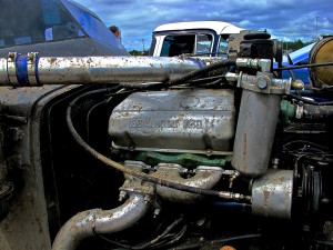 Mad Max Volvo at Lonestar Round Up  engine