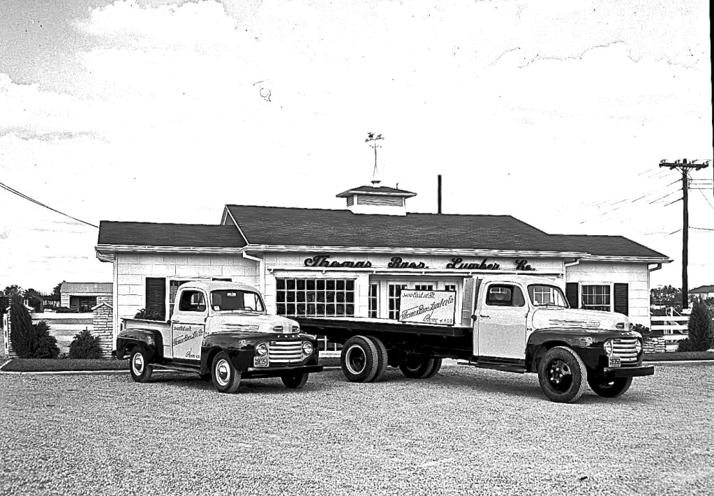Thomas Bros. Lumber Co Ford Motor Co.,, October 19, 1949 ford trucks