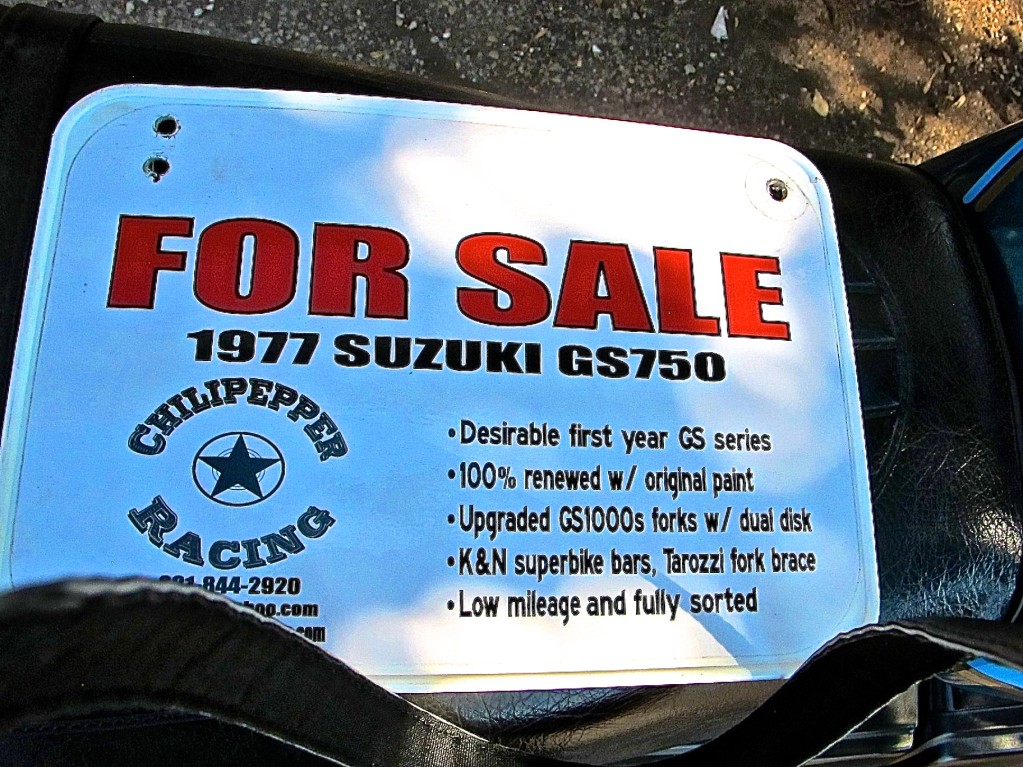 1977 Suzuki GS750 for sale in Austin TX details