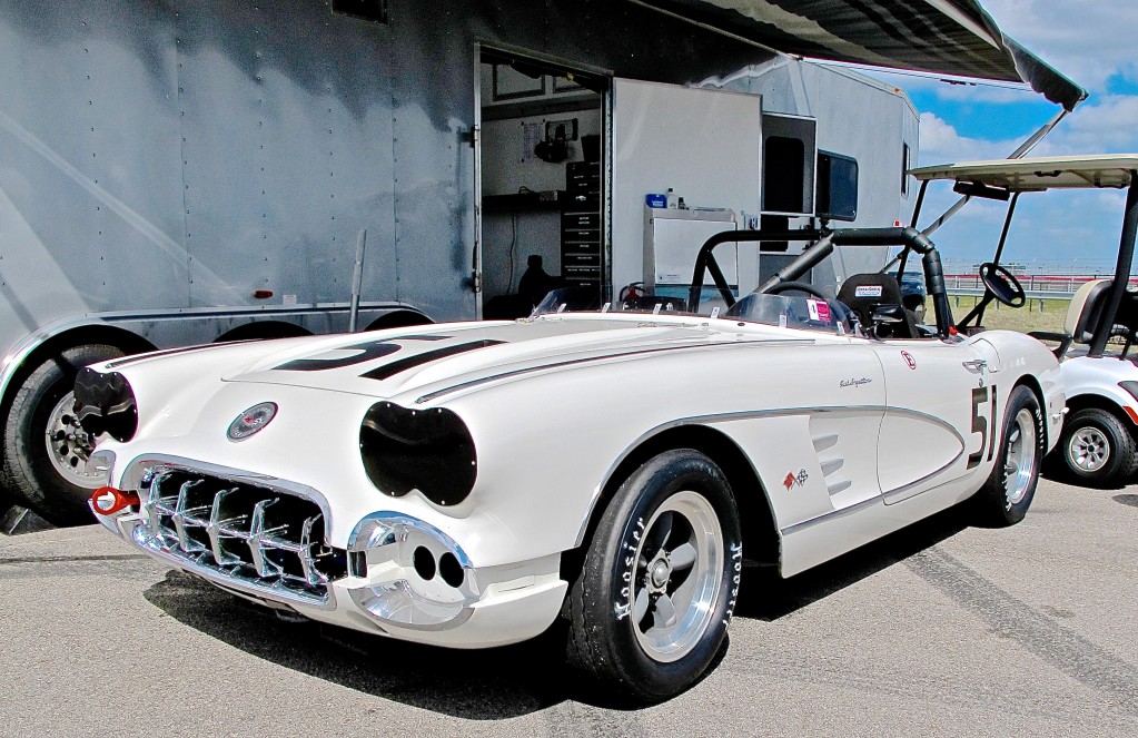Vintage Corvette race car in Austin TX