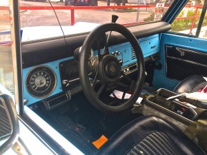 Ford Bronco in S. Austin TX interior