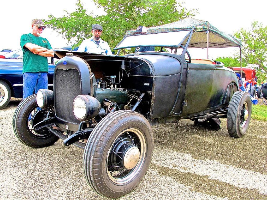 Vintage Ford Model A Hot Rod at Lonestar Round Up in Austin Texas
